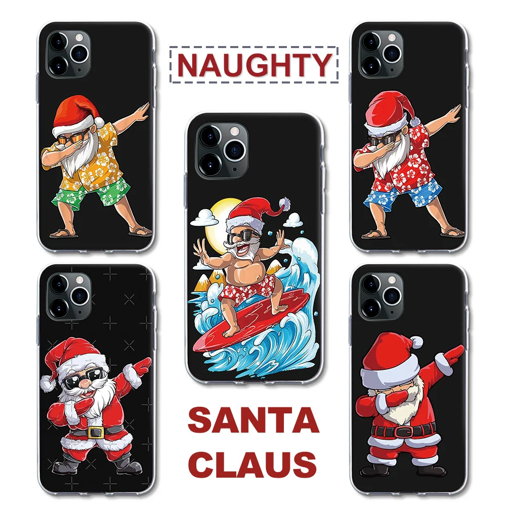 Креативные рождественские Чехлы CASEIER для iPhone 12 11 Pro X XS XR 7 8 задняя крышка в стиле