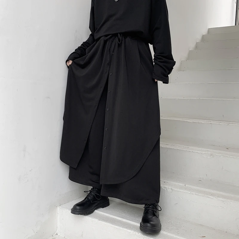 Брюки султанки мужские прямые в стиле хип хоп| |