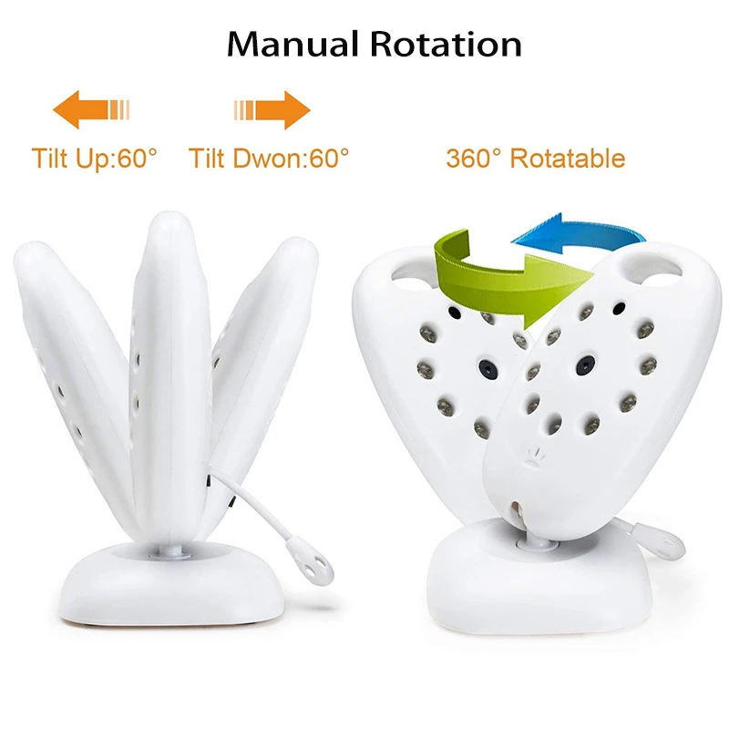2 4 ГГц беспроводной детский фотоаппарат 0 дюймов ЖК экран видео монитор младенца