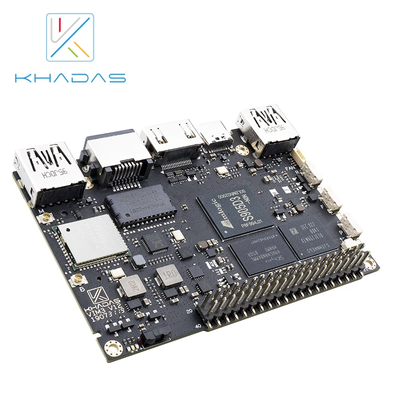 Khadas VIM3L комплект HTPC: Amlogic S905D3 N0N SBC с DIY Чехол|Демонстрационные стенды| |