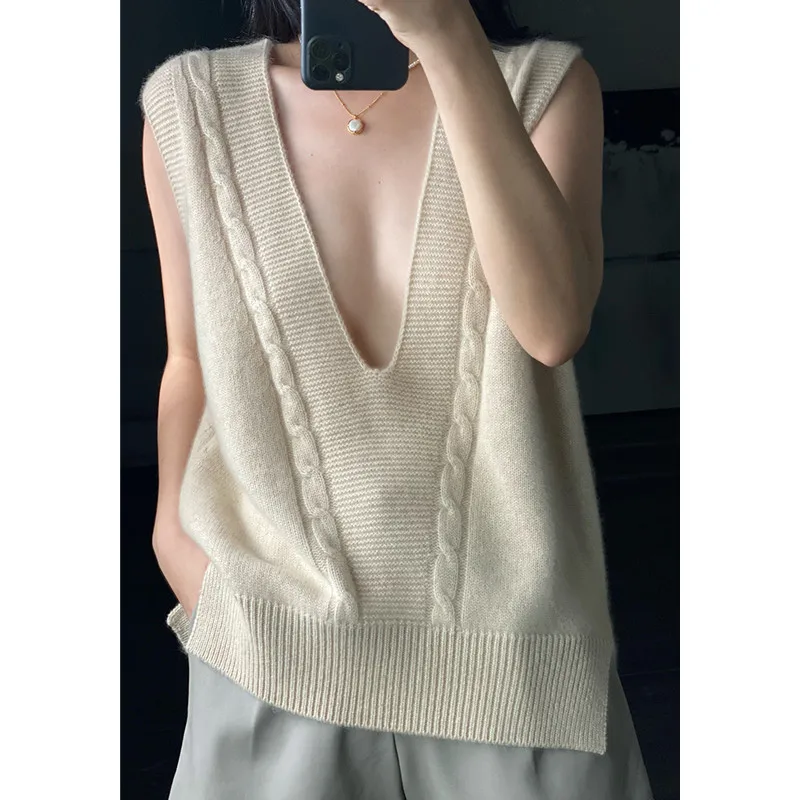 Aliexpress - Women’s Sleeveless Jackets, Sweaters, Pullovers, Autumn And Winter New Style Chic Sexy Fashion All-Match Woolen Sweater Vest