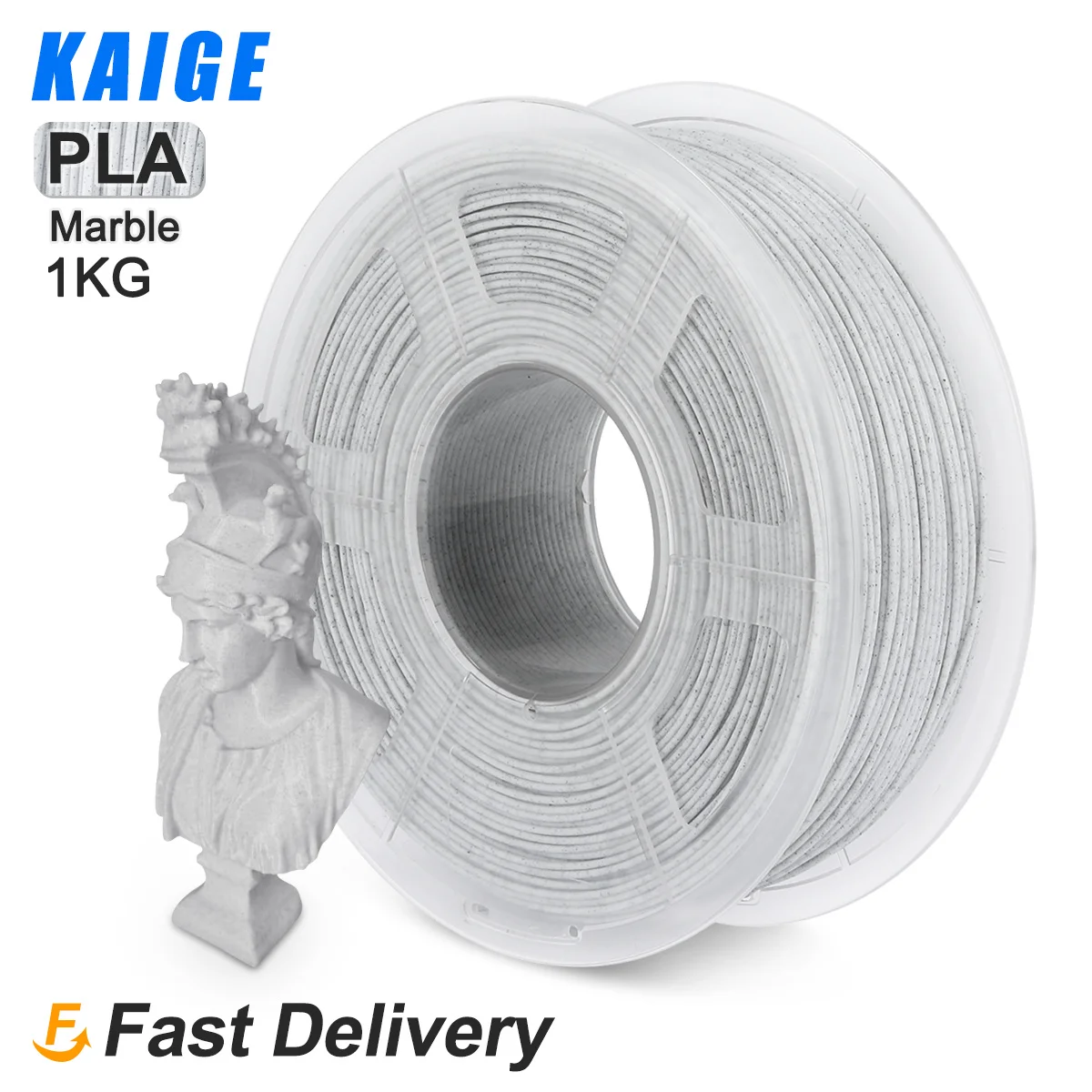 

KAIGE PLA MARBLE 3D Printer Sublimation Filament 1.75mm 1kg Close To Marble Effect Printing Materials 3D FDM Printer Consumables