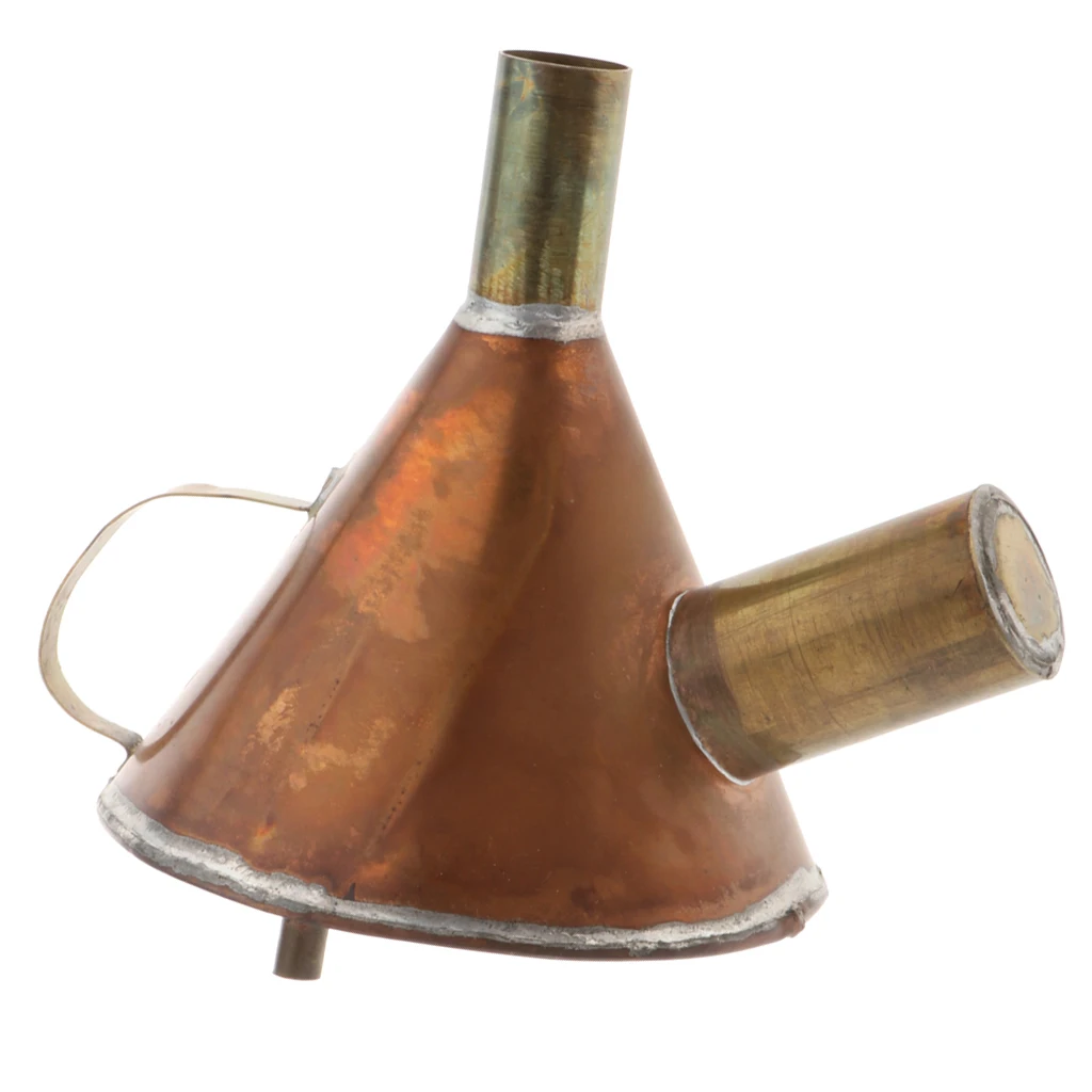 

Small Copper Funnel Instrument for Kid Physical Chemistry Science Accessory