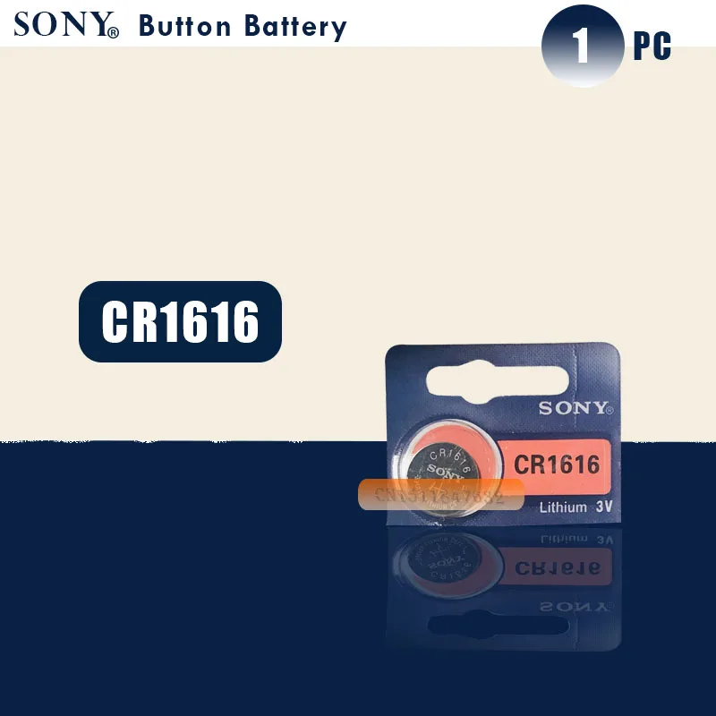1 шт. Sony 100% оригинальная CR1616 Кнопочная батарея для часов автомобильный пульт