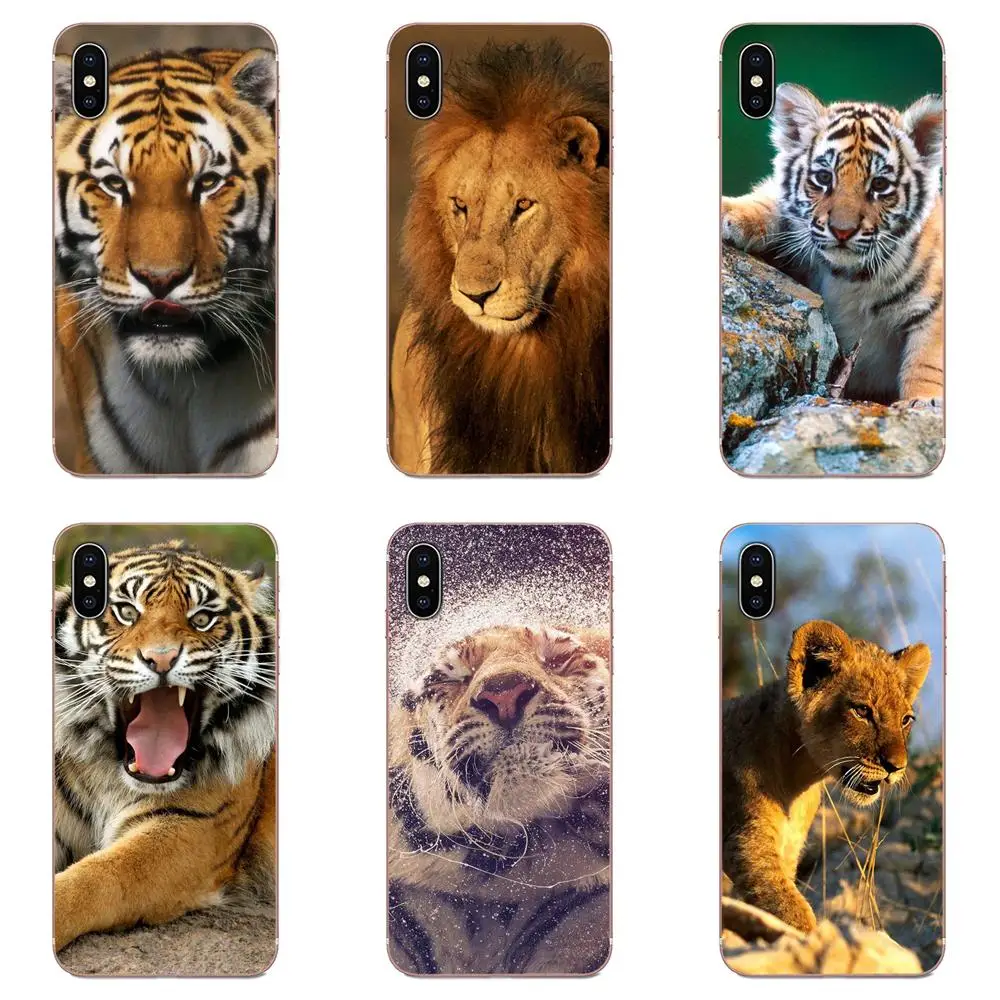 Тигры с глазами льва тигра для HTC Desire 530 626 628 630 816 820 830 One A9 M7 M8 M9 M10 E9 U11 U12 Life Plus |