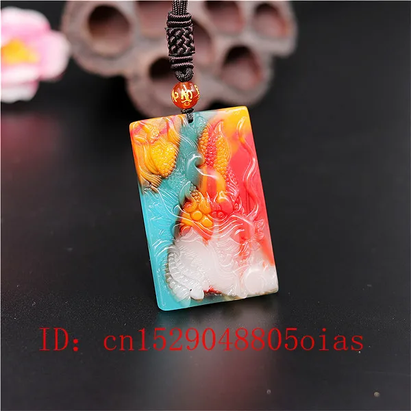 Natural Color Hetian Jade Stone Dragon Pendant Necklace Chinese Jadeite Jewelry Fashion Charm Amulet Carved Gifts for Women Men | Украшения