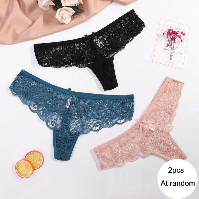 2 шт. кружевные сексуальные бесшовные трусики женское прозрачное Эротическое