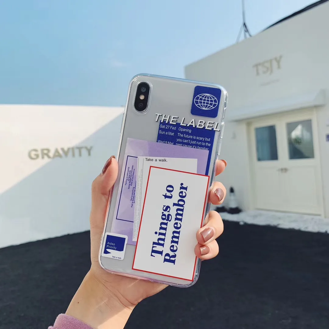 Простой модный тренд персональный крутой узор этикетка чехол для телефона iPhone 11