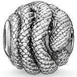 Snake Лиса, сова, змея, стрекоза, Орел, Скорпион, бисер, 925 пробы, серебро, сделай сам, бисерный браслет, ожерелье, ювелирные аксессуары, CZ, животный Шарм - Цвет: Snake