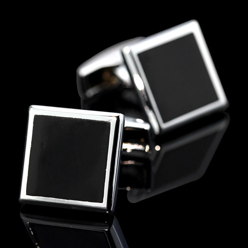 Роскошная рубашка запонки для мужчин подарок брендовая кнопка эмаль цвет радуги