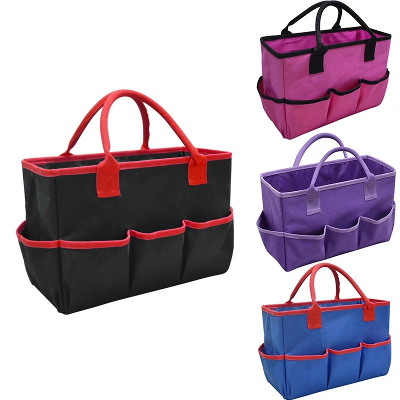 

Large Teacher Tote Bags With Handle Portable Storage Organizer Caddy Tote With Pockets For Classroom