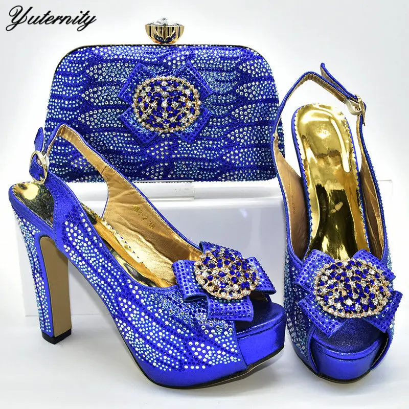 Yuternity/хит продаж комплект из туфель на высоком каблуке 12 см и сумочки в