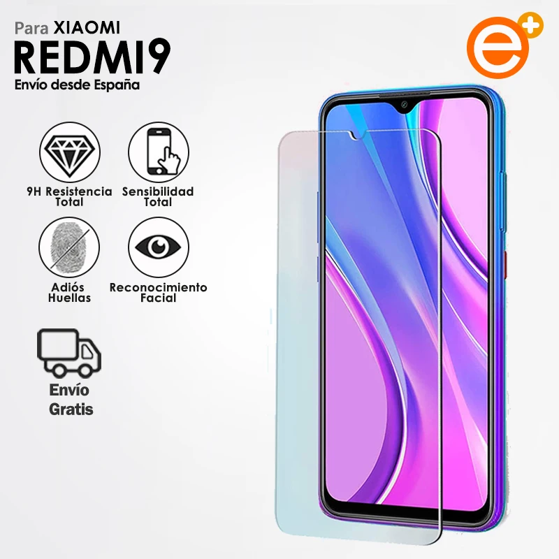 Защита Pantalla de Cristal Templado Completa para Xiaomi Redmi 9 Protección vidrio Seguridad | Мобильные телефоны и