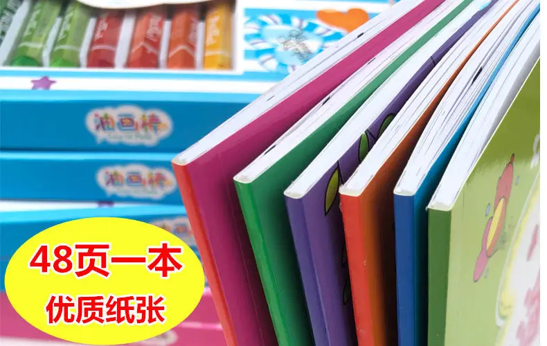 Игрушки для рисования раскраска для детей книги с карандашом образовательные игрушки мультфильм картинки с животными книга с зарисовками доска для рисования для детей
