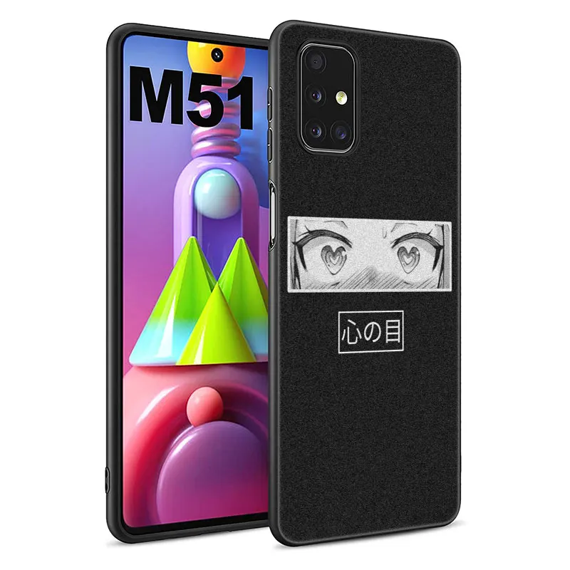 LEWD Sad Japanese Anime Case For Samsung Galaxy M12 M11 M21 M02S M42 M30S M31S M40S M51 M32 M01 J2 Core J6 J8 2018 J4 Plus Cover