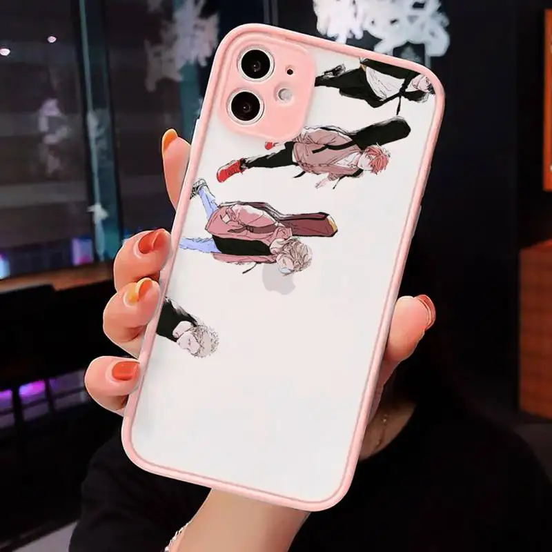 

Japan Anime Given love Phone Case Matte Transparent for iPhone 7 8 11 12 s mini pro X XS XR MAX Plus cover funda