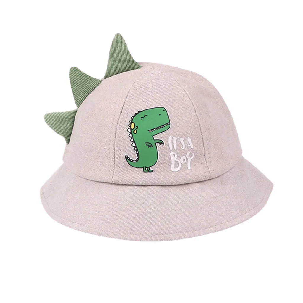 Детская модная теплая шапка с милым динозавром из мультфильма сезон осень-зима в