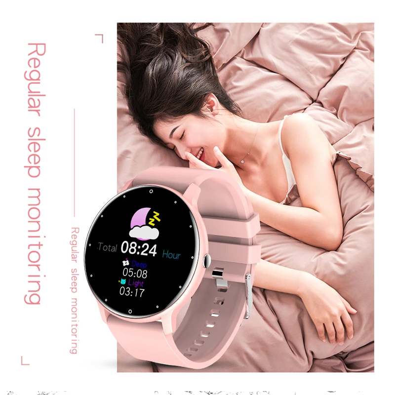 lige 2021 fashion smart watch ladies heart rate blood pressure multifunctional sport watch men woman waterproof smartwatch women free global shipping