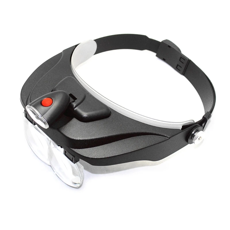 

Headband Lighted Magnifier Glasses for Painting Watch Repair Arts and Handicrafts Beauty Painting and the Elderly