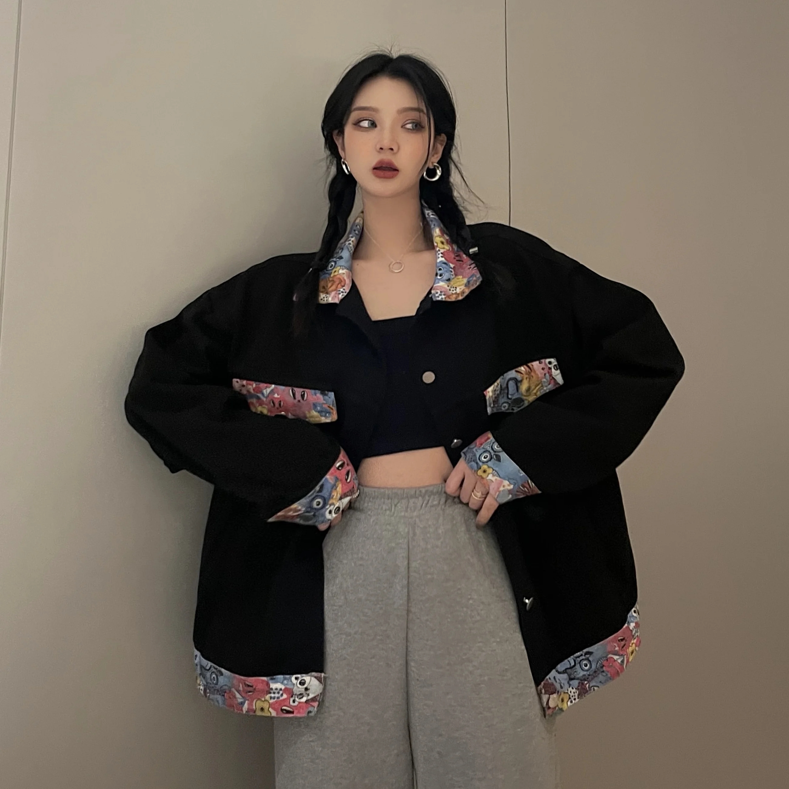 Куртка женская 2022 Весенняя куртка свободная в Корейском стиле Модная Джинсовая