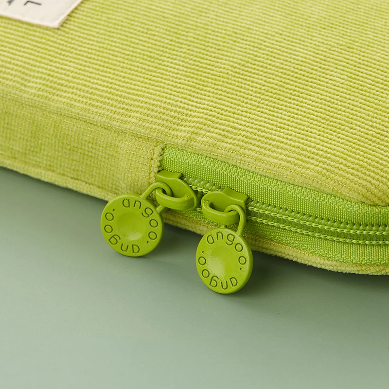 angoo mini candy pencil case pen bag color design back pocket soft touch corduroy storage pouch phone stationery school a6460 free global shipping