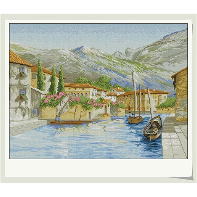 

ZZ4125 For Needlework Kit NOT PRINTED Cross stich Painting Set Cross Stitch Kits Cross-stitch Embroidery Set Stitch Kits Cross