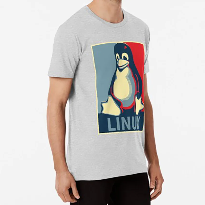 Linux tux Пингвин Обама Плакат футболка linux pc компьютер гик умник ботаник наклейки| |