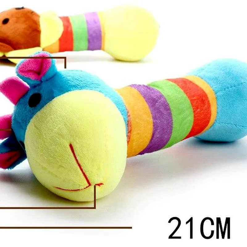 

1pc Cute Pet Dog Plush Squeak Sound Dog Toys for Small Dogs Teeth Training Pet Products Dog Accessories