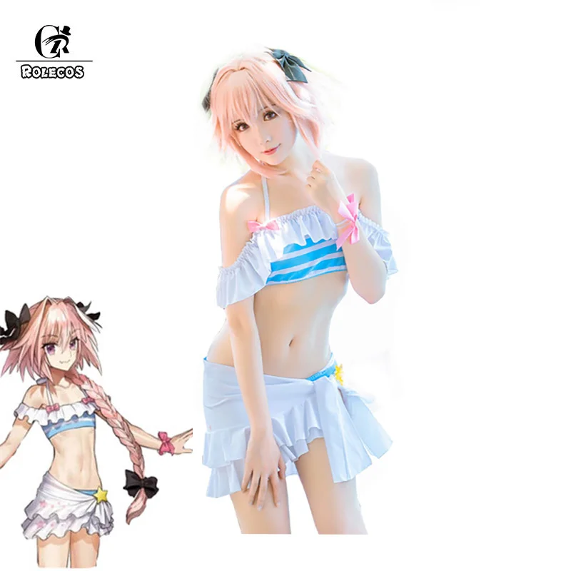 Костюм для косплея ROLECOS из игры FGO летний сексуальный женский купальник астолфо