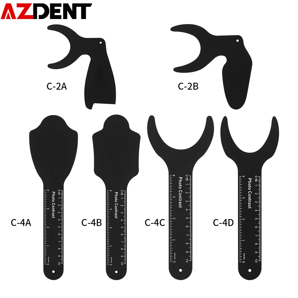 Набор пластин для ортодонтической фотосъемки 6 шт|Модель зубов с