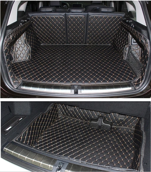 

Хорошая фотография! Полный Комплект ковриков для багажника автомобиля для BMW X1 F48 2020-2016, водонепроницаемые прочные коврики для груза, коврик...