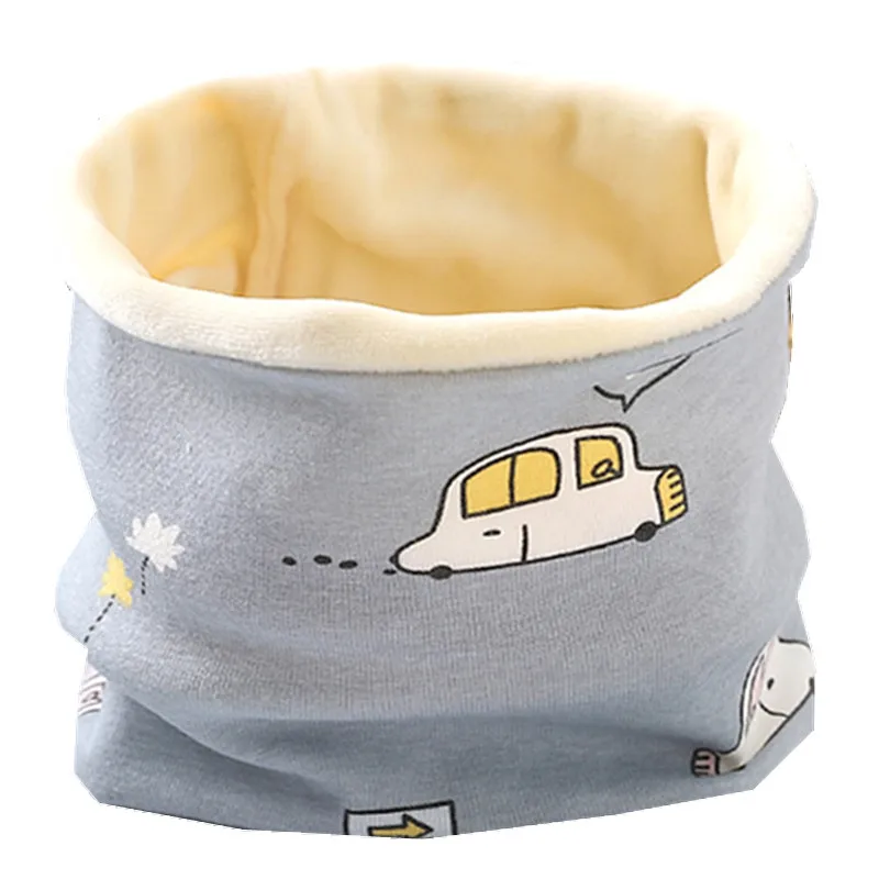 Новый осенне-зимний детский хлопковый плюшевый шарф для девочек шарфы мальчиков