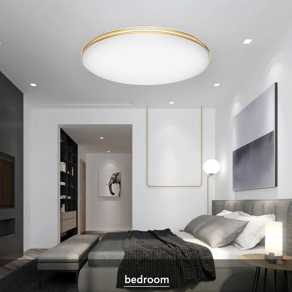 

VIPMOON Modern Design LED ceiling light AC220V 18W 12LEDs SMD 2835 with Optical Lens Decoration Lamps For Living Room Bedroom
