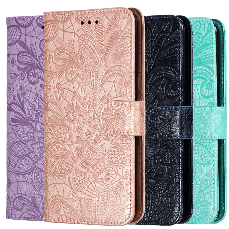 Чехол-бумажник для Samsung Galaxy A10 A10S A20 A20E A20S A30 A40 A50 A70 A70S A51 S9 S10 J4 J6 A6 Plus кожаный 2018 -