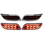 Светодиодный ные задние фонари для Lada Priora, фонарь поворосветильник, 2 шт., аксессуары для стайлинга автомобиля, светодиодные задние фонари