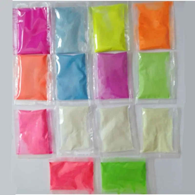 

14 Colors Acrylic Paint Glow in the Dark gold Glowing paint Luminous Pigment Flu