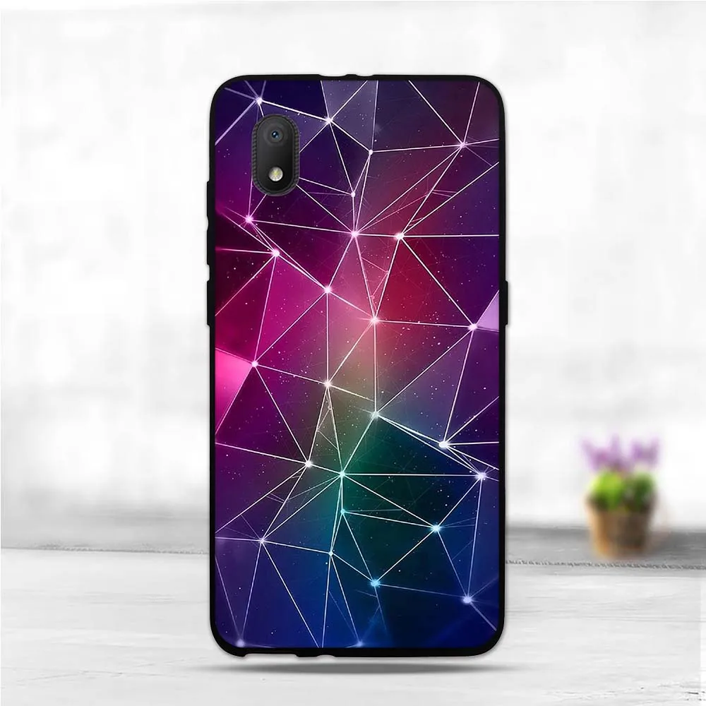 For alcatel 1B 2020 5002D Case Cover For alcatel 1B 1A 2020 Phone Case Black Silicone Soft TPU back Cover Luxury Animals Bumper