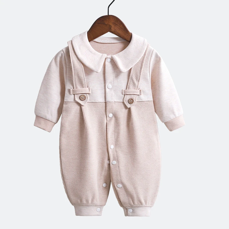 0-2 Years Children's Overalls Strap Infants Babys Toddler Cotton Rompers Crawling Clothing Newborn Boys Girls Jumpsuit Colthes | Мать и