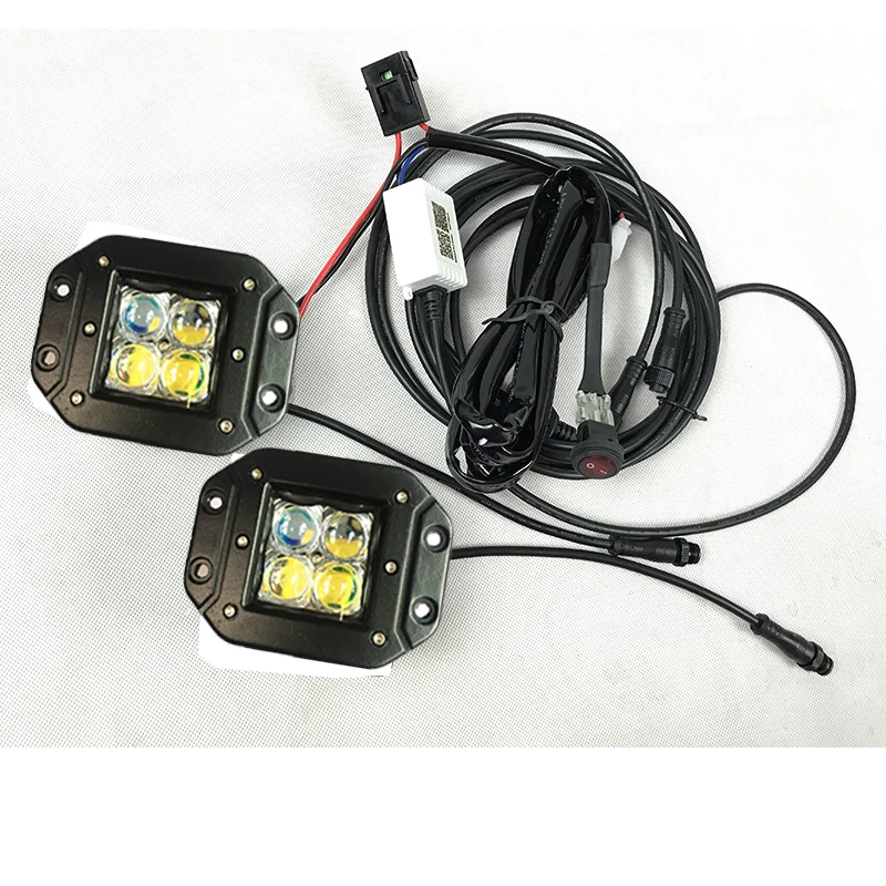 20W 5D RGB Pods Flush Mount Bluetooth Switch Control Music Mode Many Colors changing LED Cubes Lights for Truck Jeep Motorcycle |
