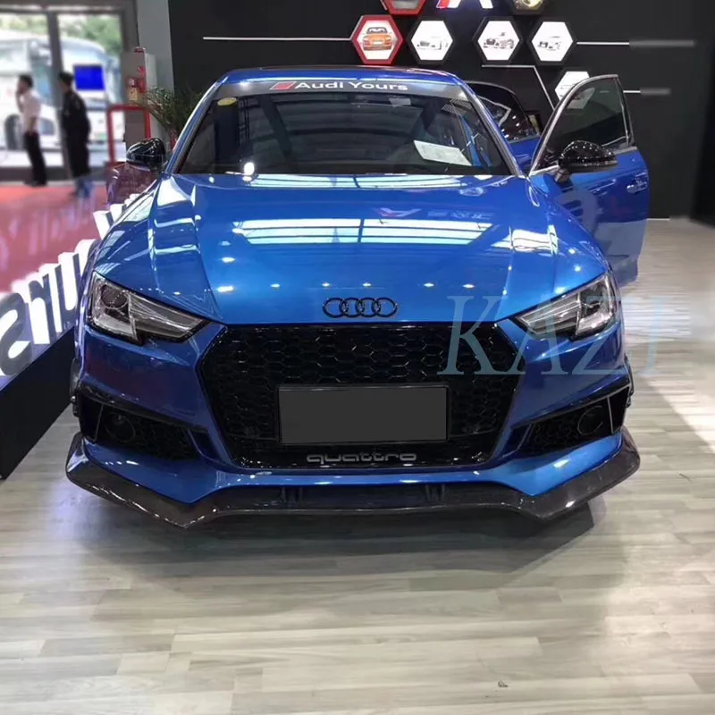 

2020 Подходит для Audi Лопата 17-18 A4l Xingyao Bar модифицированный и Модернизированный углеродное волокно передняя губа Tuyere