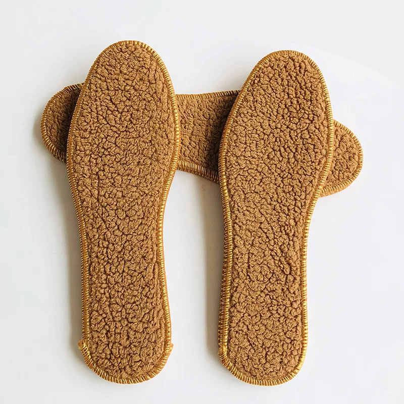 Winter Warm Insoles For Shoes Men Women Imitating Alpaca Wool Velvet Deodorant time! Absorbent Breathable Plush Sports Insole
