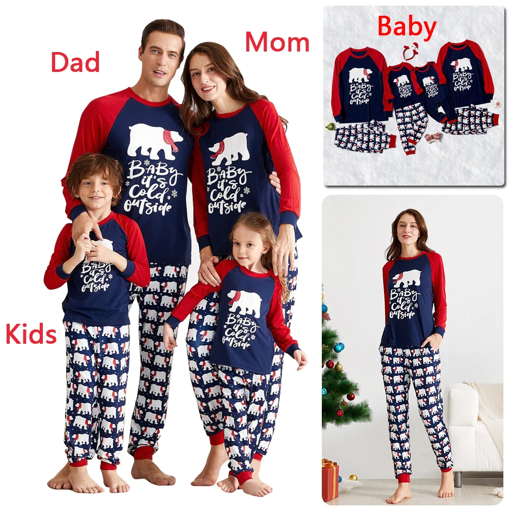 

Christmas Pyjamas Adult/Kids Women Men Xmas Family Matching Nightwear PJs Pajamas Sets Top+Pants Sleepwear Pj's Set Homewear