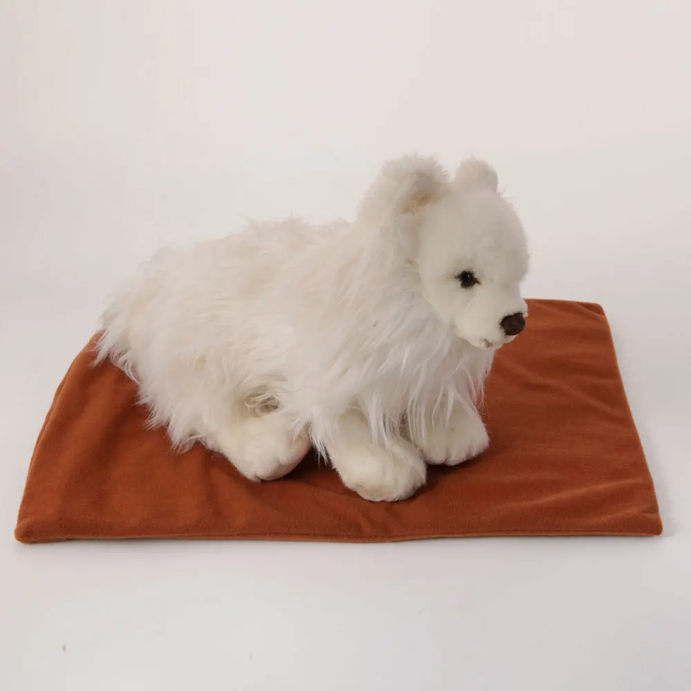 

Safe Heated Warmer Bed Pad for Dog Cat/Reptile Pet Brown
