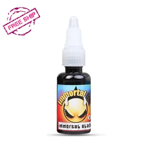 Высококачественный импортный черный пигмент 0,5 унции, импортные цветные чернила для татуировок