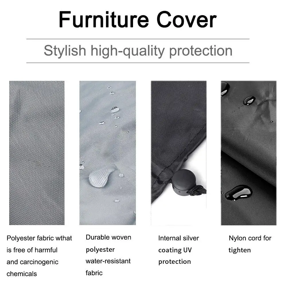 Уличный садовый откидной стул водонепроницаемый чехол шезлонг полиэстер