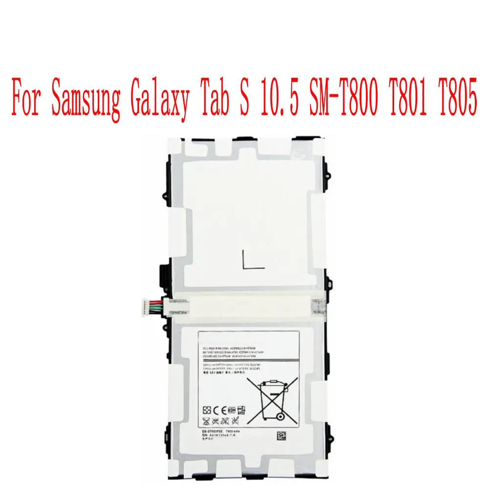 Абсолютно новый высококачественный EB BT800FBE аккумулятор 7900 мАч для Samsung Galaxy Tab S 10 5 SM