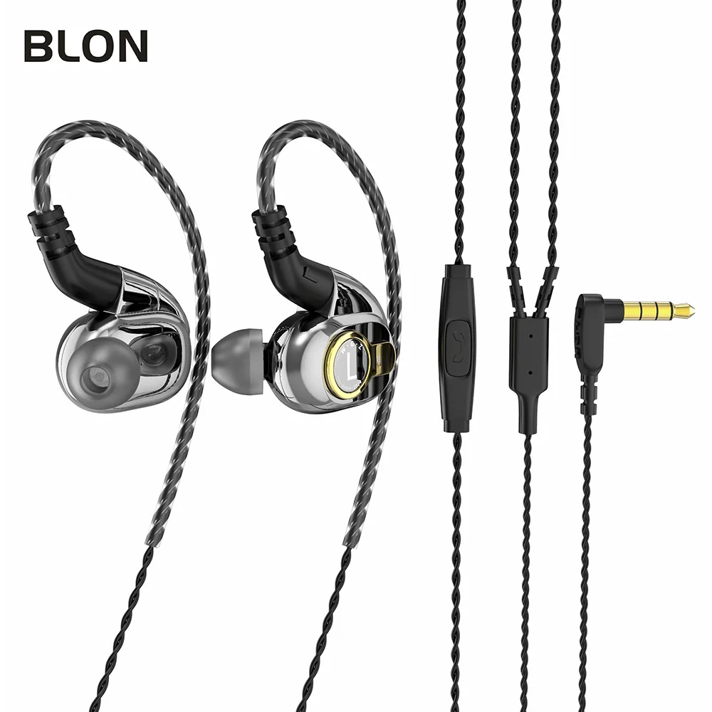 2020 BLON BL 05 2nd Generation 10 мм CNT диафрагма наушники вкладыши HiFi спортивные с 0 78 2