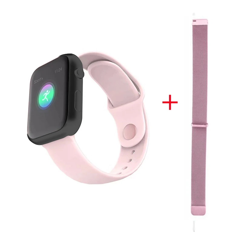 add 6 SX16 Смарт-часы для мужчин для Apple Watch для женщин водонепроницаемый сердечный ритм кровяное давление фитнес-трекер PK B57 P70 T80 умный Браслет - Цвет: add 6