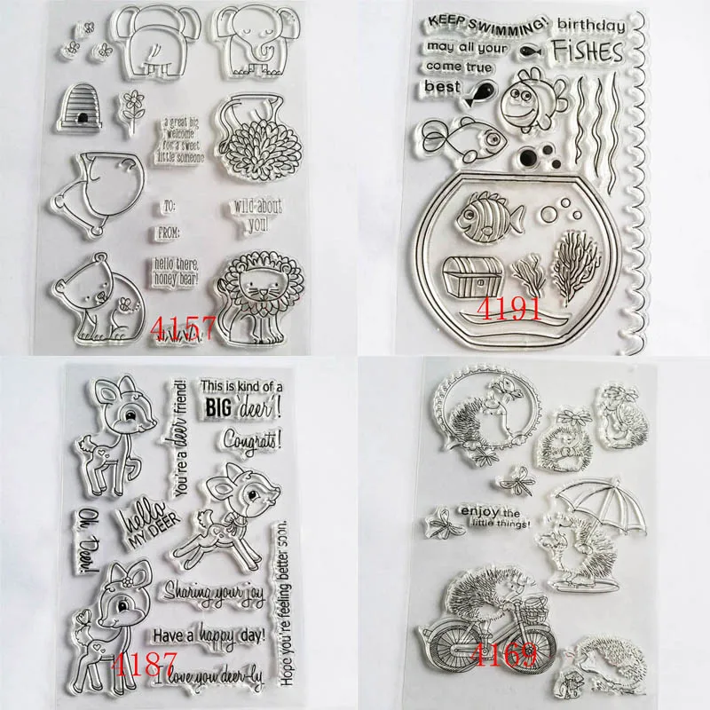 Ручная учетная запись мультфильм Животные фотоальбом Декор тиснение папка