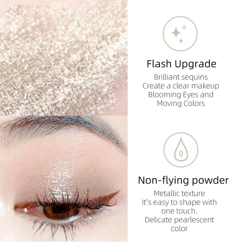 Жидкие блестящие тени для век TSLM2 с музыкальными цветами водостойкие стойкие